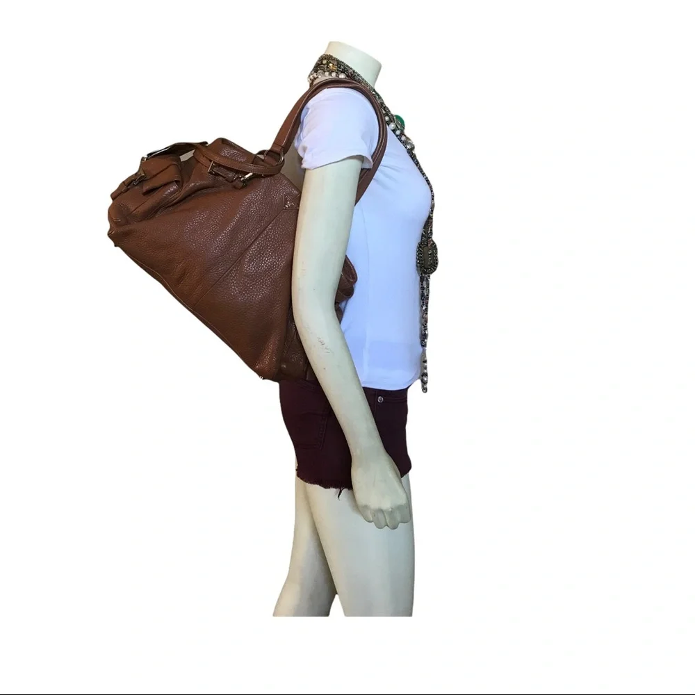 Well Made Leather Prada Brown Hobo Bag - Picture 3 of 13